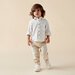 Designer Kidz Archie L/S Button Shirt - Ivory