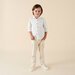 Designer Kidz Archie L/S Button Shirt - Ivory