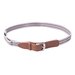 Designer Kidz Bradley Boys Belt - White Stripe