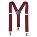 Designer Kidz Bradley Boys Suspenders - Burgundy