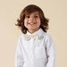 Designer Kidz Toby Linen Bow Tie - Sand