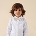 Designer Kidz Toby Linen Bow Tie - Sand