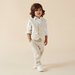 Designer Kidz Toby Linen Vest - Sand