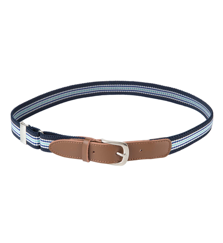 Designer Kidz Bradley Boys Belt - Navy Stripe