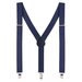 Designer Kidz Bradley Boys Suspenders - Navy