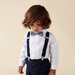 Designer Kidz Bradley Boys Suspenders - Navy