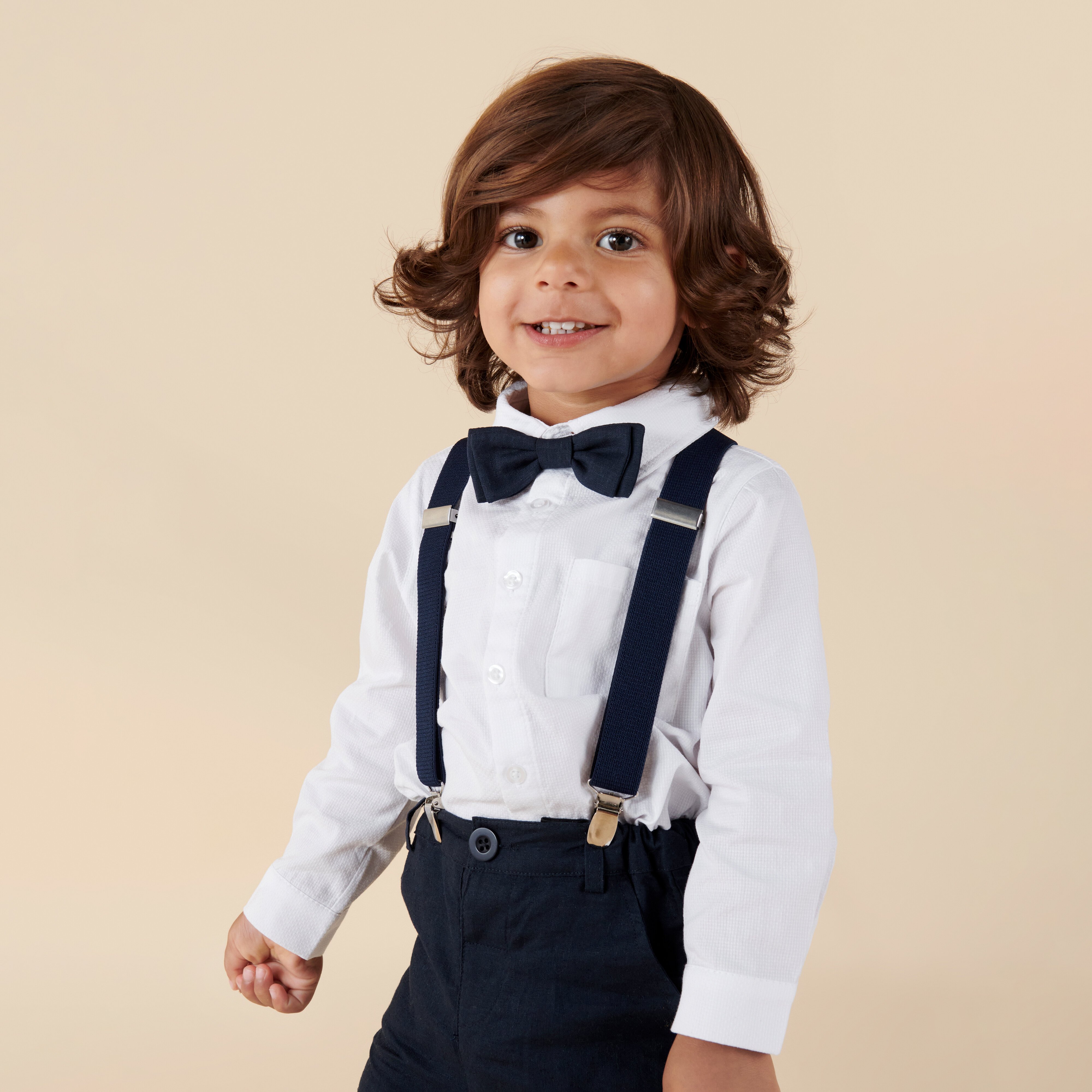 Designer Kidz Toby Linen Bow Tie Navy CLOTHINGBOYBoys Special