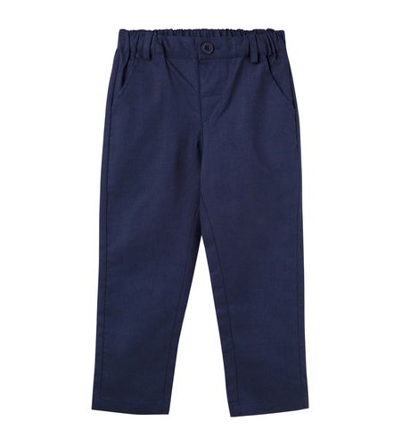 Designer Kidz Finley Linen Pants - Navy