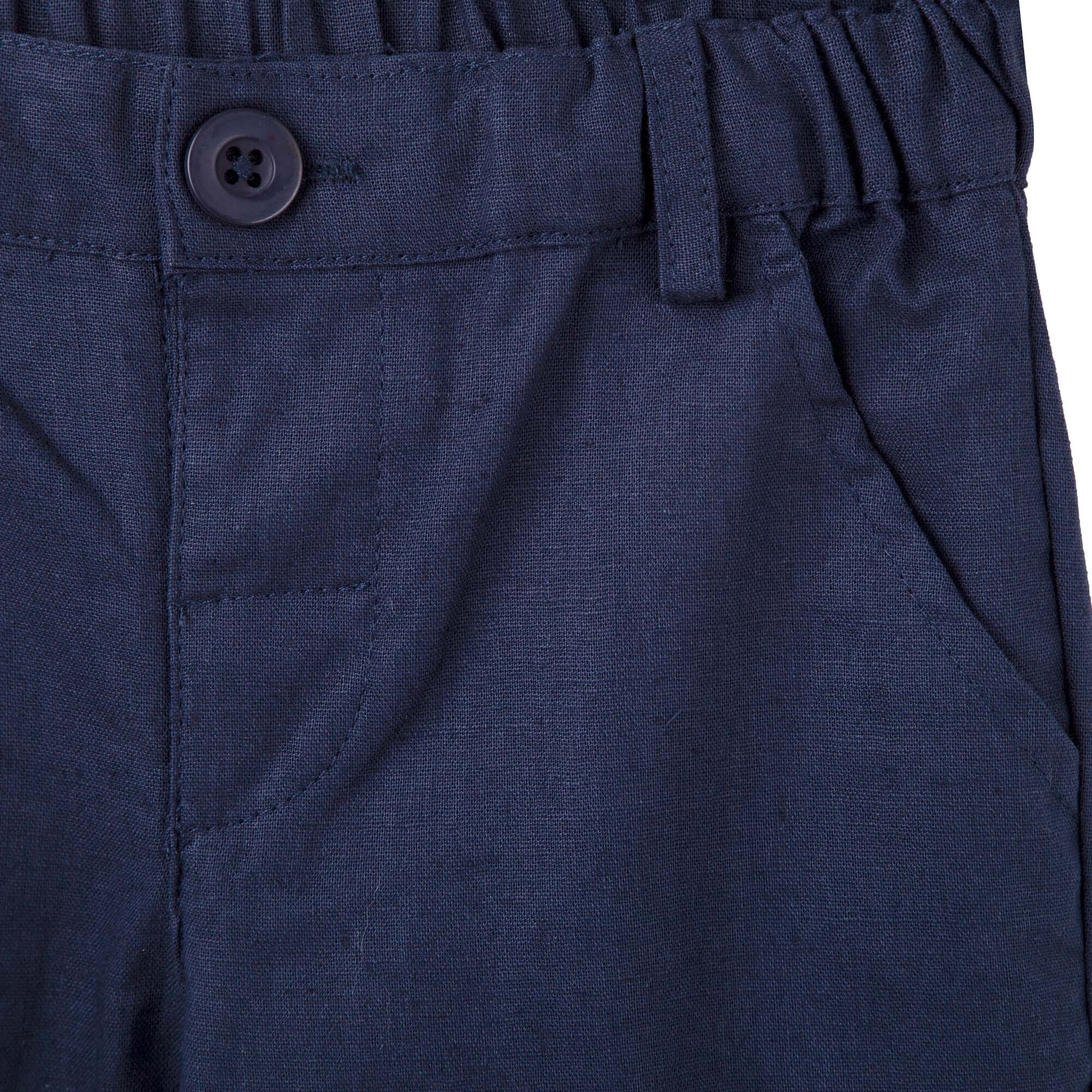 Designer Kidz Finley Linen Pants - Navy - CLOTHING-BABY-Baby Special ...