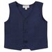 Designer Kidz Toby Linen Vest - Navy