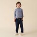 Designer Kidz Oliver L/S Gingham Shirt - Navy