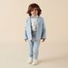Designer Kidz Oscar Linen Suit Jacket - Ice Blue