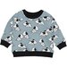 Huxbaby Doggie Reversible Sweatshirt -Black + Teal