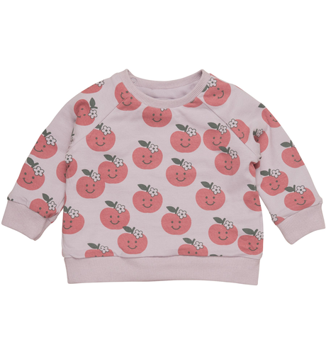 Huxbaby Apple Reversible Sweatshirt -Lavender