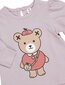 Huxbaby Apple Bear Puff Top - Lavender