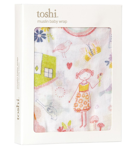 Toshi Muslin Wrap - Happy