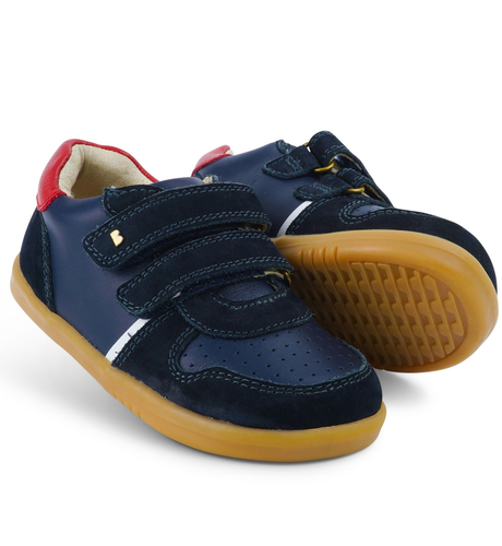 Bobux I-Walk Riley - Navy + Red