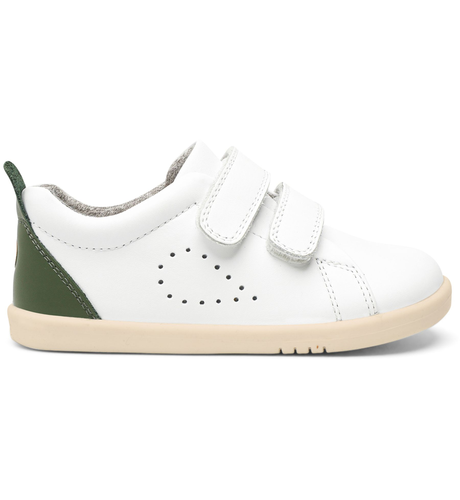 Bobux I-Walk Grass Court - White + Forest