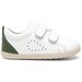 Bobux Step Up Grass Court - White + Forest