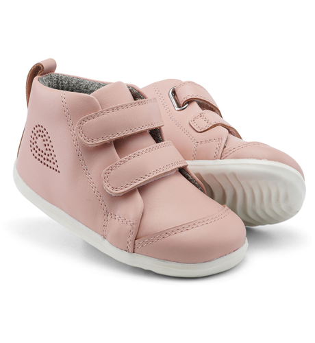 Bobux Step Up Hi Court Boot - Seashell