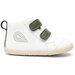 Bobux Step Up Hi Court Boot - White + Forest