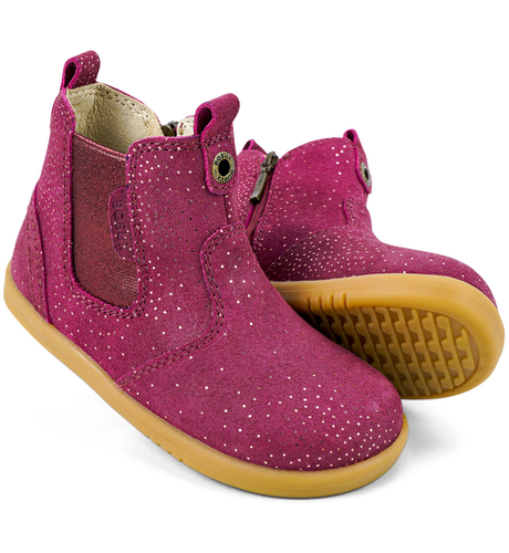 Bobux I-Walk Jodhpur Boot - Boysenberry Starburst