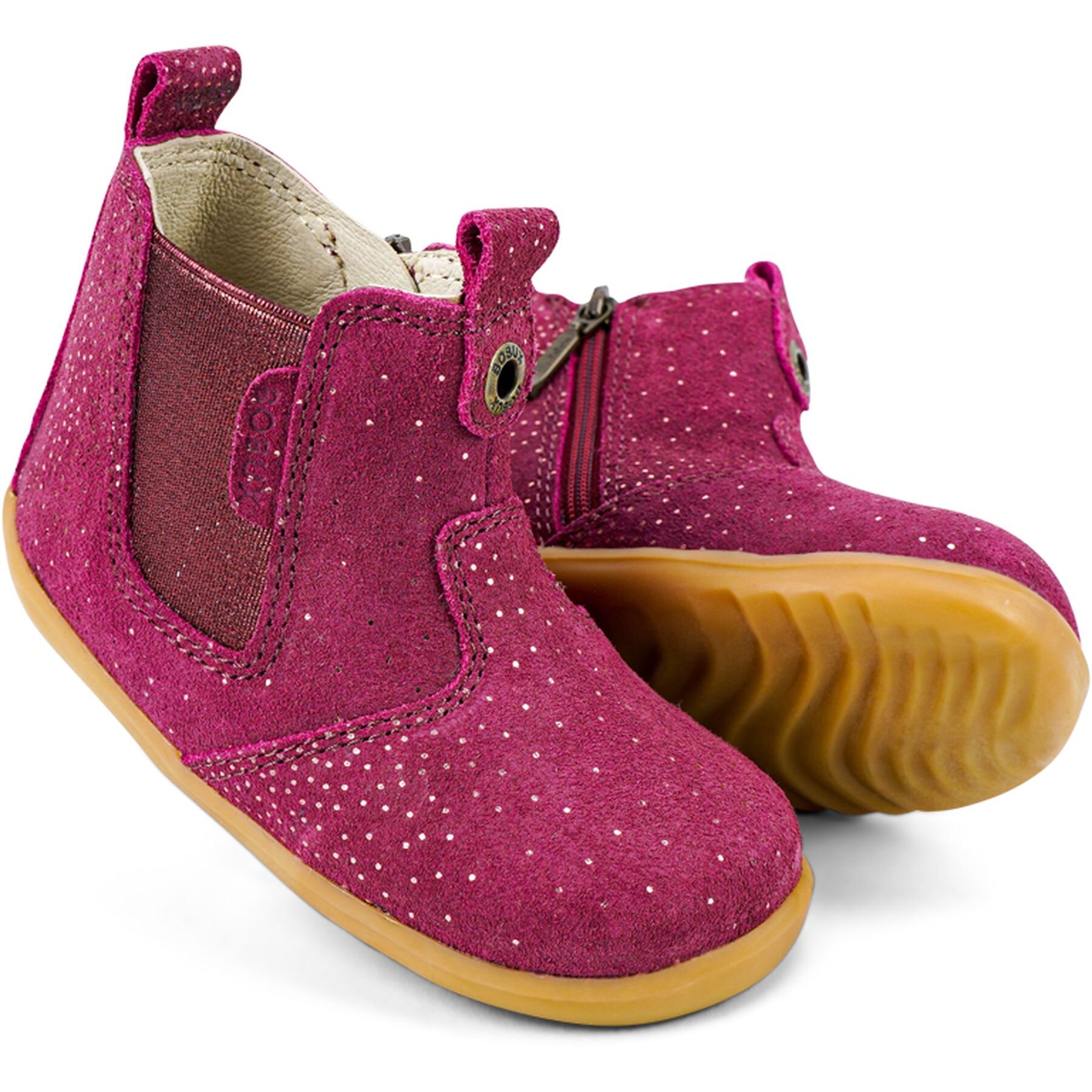 Bobux Step Up Jodhpur Boot Boysenberry Starburst SALE END OF SEASON SALE Kids Clothing NZ Shop Online Kid Republic W23 BOBUX