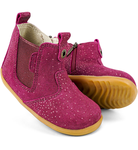 Bobux Step Up Jodhpur Boot - Boysenberry Starburst