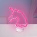 Illuminate Neon Pink Unicorn
