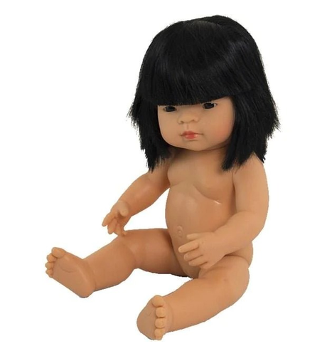 Miniland Doll Asian Girl - 38cm (Undressed)
