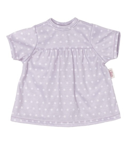 Skrallan Lillan Mauve Spotty Dress - 36cm