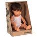 Miniland Doll Caucasian Brunette Boy - 38cm (Boxed)