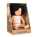 Miniland Doll Caucasian Curly Black Hair Girl - 38cm (Boxed)