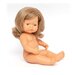 Miniland Doll Caucasian Dark Blond Girl - 38cm (Undressed)