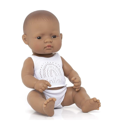 Miniland Baby Doll Hispanic Girl - 32cm (Boxed)