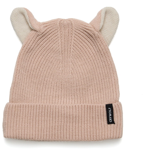 Crywolf Wolf Ears Beanie - Dusty Pink