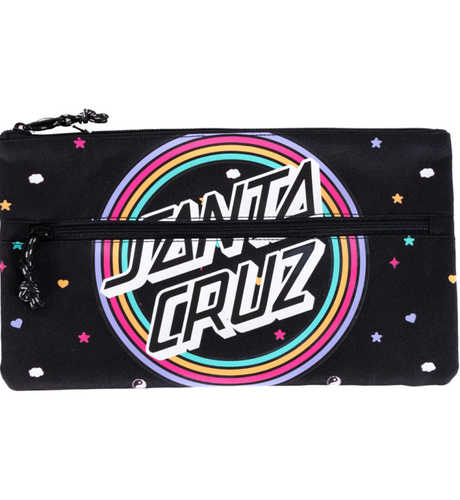 Santa Cruz Bow Dot Pencil Case - Black
