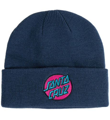 Santa Cruz Other Dot Patch Beanie - Navy