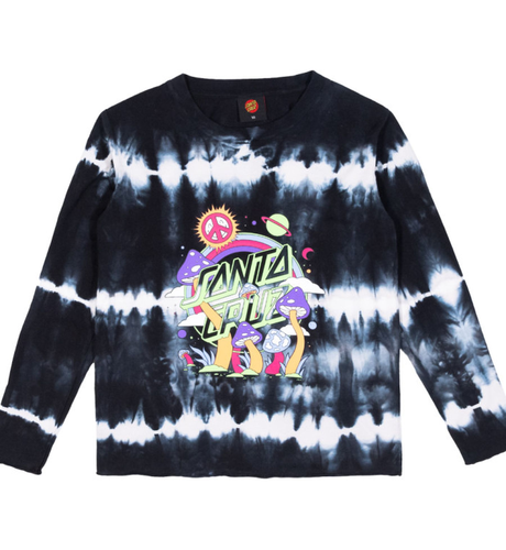 Santa Cruz Once Upon A Dye Tee - Black Tie Dye