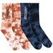 Santa Cruz Original Strip Socks 2pk (Mens 7-11) - Navy Tie Dye