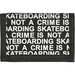 Santa Cruz Not A Crime Wallet - Black/White