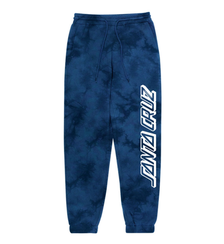 Santa Cruz Classic Strip Track Pant - Vintage Blue Tie Dye