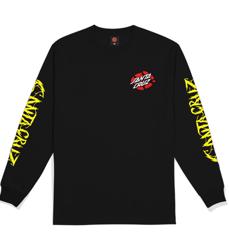 Santa Cruz Meek Sc Slasher Tee - Black