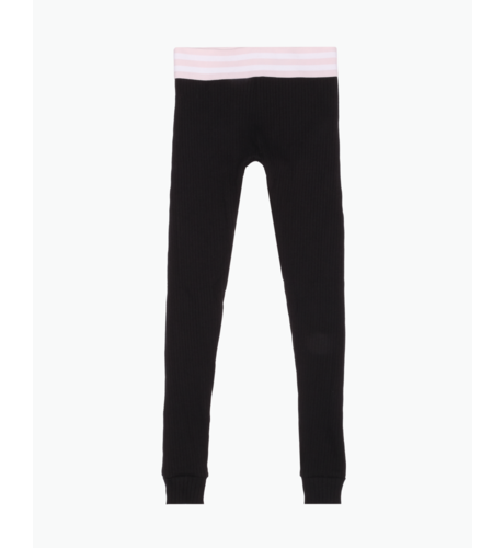 The Girl Club Black Skinny Rib Leggings