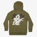 Band Of Boys Khaki Green I Get Loud Fleece Hood