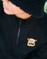 Band Of Boys Black B Monster Quarter Zip Polar Fleece