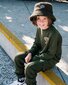 Band Of Boys Khaki Green Fluffy Bucket Hat