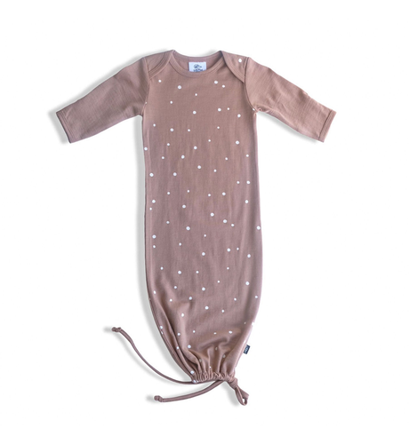 LFOH Newcomer Baby Gown - Biscotti Speckle