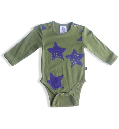 LFOH Riley Bodysuit - Sage Stars