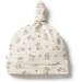Wilson & Frenchy Organic Pointelle Knot Hat - Bunny Love